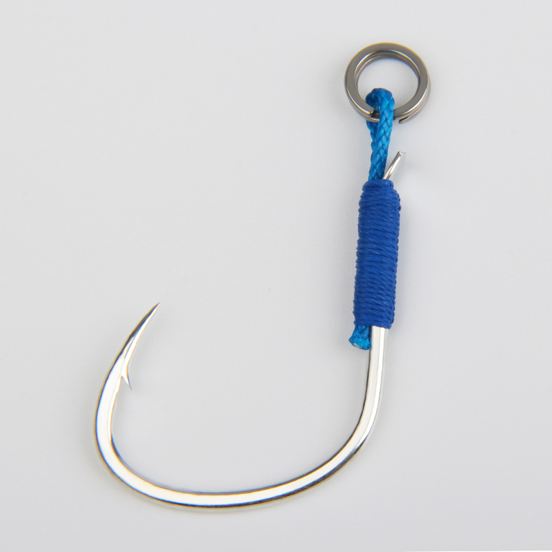 #1 # Blue single hook
